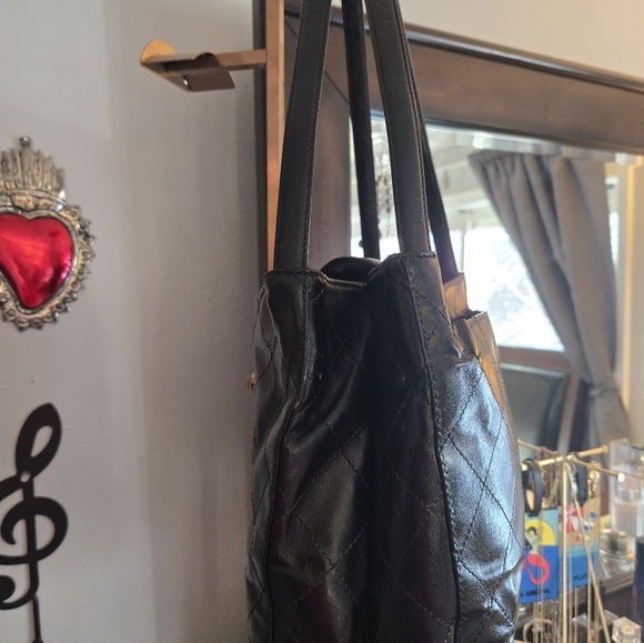 1997-1999 Chanel Shoulder Quilted Black Lambskin Medium Bag - Picture 15 of 15